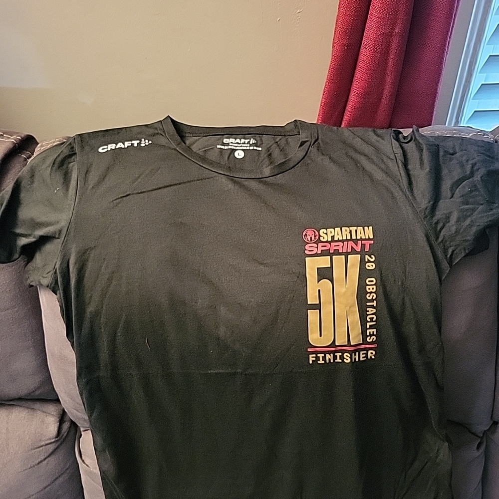 Craft Black Spartan Sprint Finisher T-Shirt